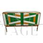 Sideboard with 2 doors in multicolored glass