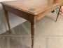 Antique solid oak table from the 19th century, Louis Philippe era