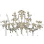 Golden Murano glass boat chandelier