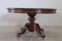 Antique table in solid walnut extendable up to 4 meters, mid-19th century