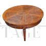 Antique Louis XVI style round coffee table