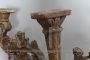 Antique 18th century candelabra in Mecca gilded wood