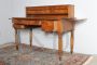 Antique wall desk from the Louis Philippe era - mid-19th century in walnut and briar