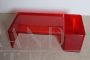 Usame red coffee table by Patricia Urquiola for Kartell, 1980