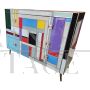 Vintage style design dresser in colored glass