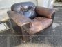 DS 101 reclining lounge chair by De Sede in brown leather, 1960s/70s