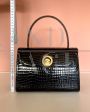 Vintage black crocodile bag