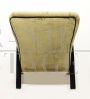 1930s Italian Art Deco armchair in beige green velvet