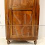 Louis Philippe cantonal corner unit in walnut, 19th century Italy