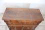 Antique Louis Philippe period walnut dresser with turned corners