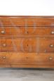 Antique chest of drawers in solid walnut from the 19th century