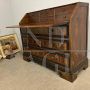 Antique Lombard inlaid chest of drawers with drop-down top, Italy 17th century