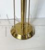 Pair of vintage brass table lamps, mid-century design from the 1970s