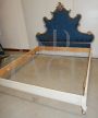 Vintage 1960s double bed Rococo style