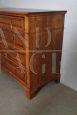 Antique Tuscan chest of drawers from the mid-19th century in poor art