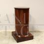 Antique column bedside cabinet from the Empire era - 19th century                            