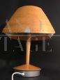 Lucid design wooden table lamp