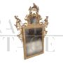 Large Venetian mirror in Louis XV style