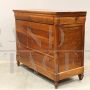 Antique capuchin dresser in walnut from the Louis Philippe era, 19th century Italy