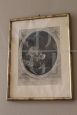 Pair of antique prints dedicated to the Marquise Madame de Montesquiou