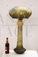 Large Gallé table lamp in artistic cameo glass