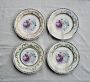 Series of Four Limoges ceramic plates