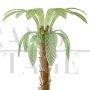 Palm tree-shaped floor lamp in green Murano glass