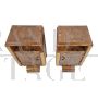 Pair of Italian Art Deco bedside tables from the 1930s - 1940s