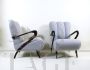 Pair of vintage design armchairs from the 1950s Attr. Guglielmo Ulrich