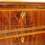 Antique Louis XV dresser in inlaid rosewood, 18th century Italy