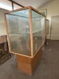 Pair of large vintage shop display cases