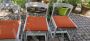 Set of 4 vintage Willy Rizzo style chairs for Mario Sabot