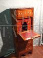 Small Secretaire Napoleon III with bronzes and red marble top