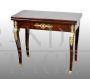 French Empire game table in mahogany feather