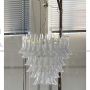 Cascade Murano glass chandelier with 18 lights