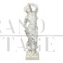 Group of 4 statues depicting the Four Seasons in white marble