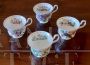 Vintage 1970s Royal Albert teacups with flower of the month