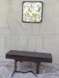 Hanging console with two drawers and rosewood mirror by Dino Cavalli