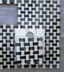 1920s Italian cementine tiles with bow tie pattern