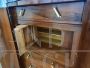 Art deco secretaire dresser in walnut briar with internal drawers