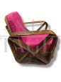 Iconic wicker armchair designed by Paul Frankl in the 50s
