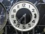 Art deco table clock in marble