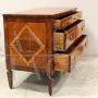 Antique Louis XVI chest of drawers in inlaid walnut, Italy 18th century