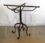 Vintage wrought iron bistrot table structure, 1960s