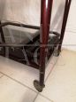 40s food trolley with removable glass tray