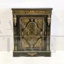 Antique sideboard with one door with Boulle inlay, Napoleon III period - mid-19th century