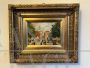 Turri - Painting of an Italian city, oil on panel from the 20th century