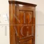 Louis Philippe cantonal corner unit in walnut, 19th century Italy