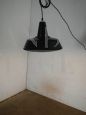 Industrial funnel lamp in black metal D30 - 1950