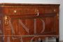 Antique Italian Umbrian sideboard from the Empire era in walnut, 1830